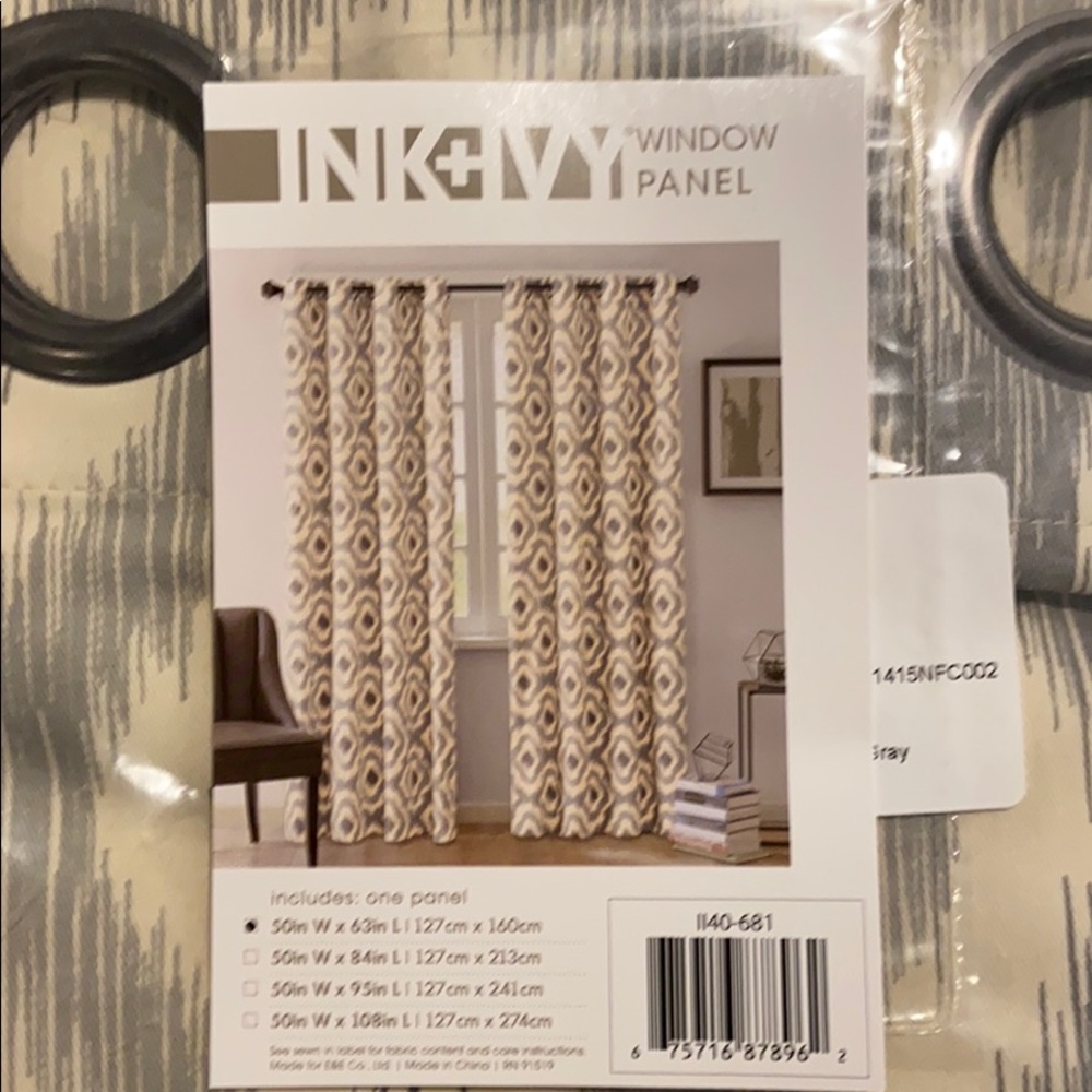 Curtains- 2 panels